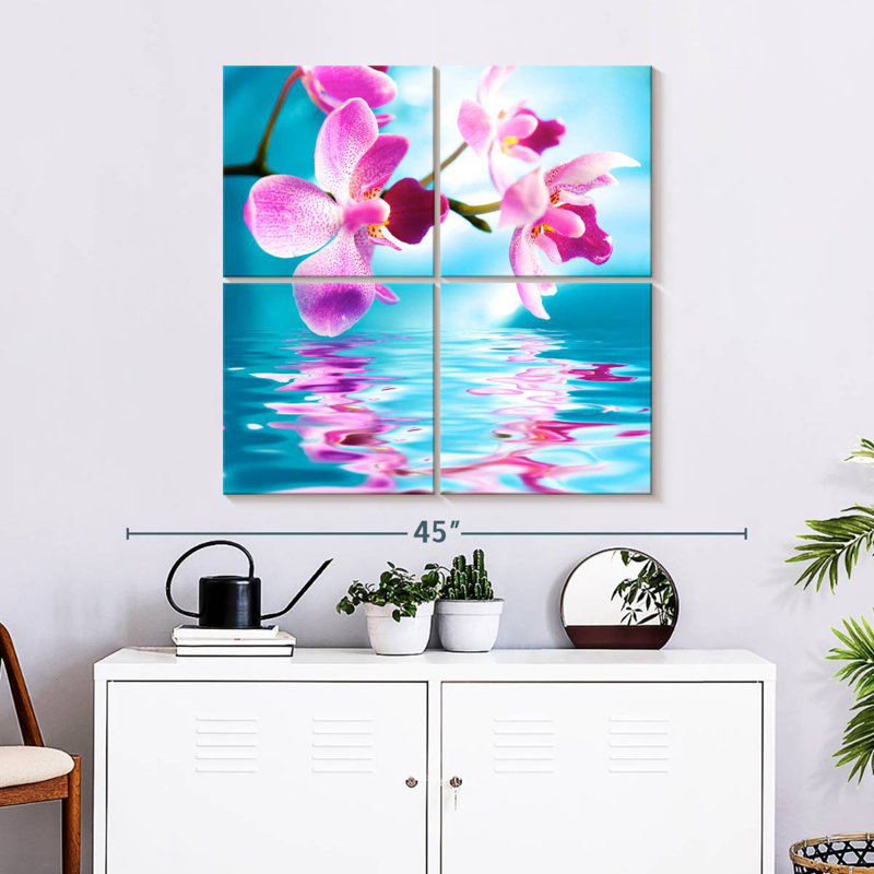 Harnek Orchid Ripple, 32" H x 32" W
