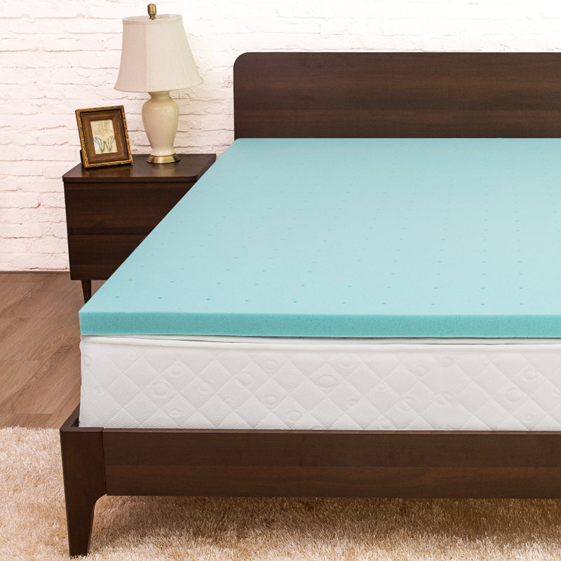 Hadden Two-Sided 3'' Medium Mattress Topper, Twin