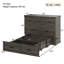 Armoire de lit escamotable double avec station de charge, lit plateforme pliable multifonctionnel avec grand tiroir de rangement pour les chambres d'amis et les petites chambres-70839604-70839605