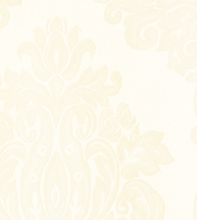 Burchfield Solid Floral Jacquard Damask Polyester Tablecloth, 144" L x 60" W, Antique