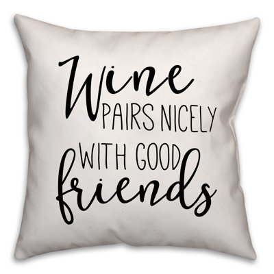 Wine Throw Pillow