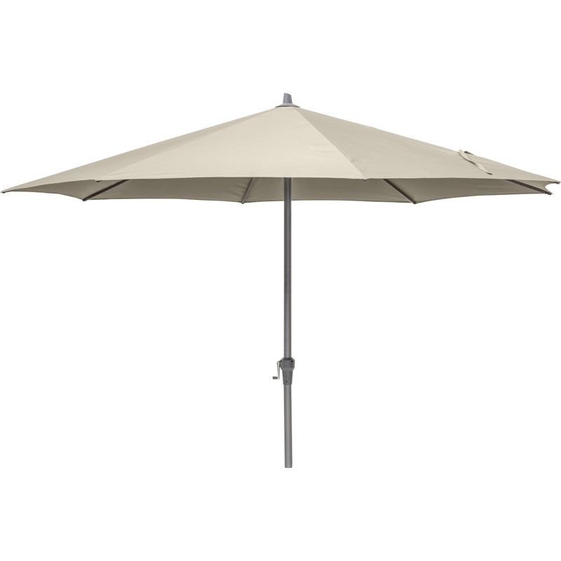 Hatten Riva Traditional Round Parasol, 262cm H x 350cm W x 350cm D, Champagne