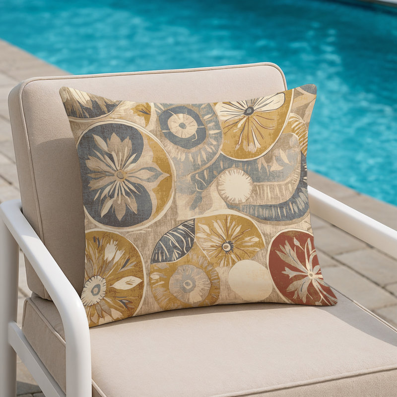 Vibrant Dash Indoor And Outdoor Pillow, Square 20"