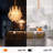 5-lights Stained Glass Chandelier with Dimmable Bulbs