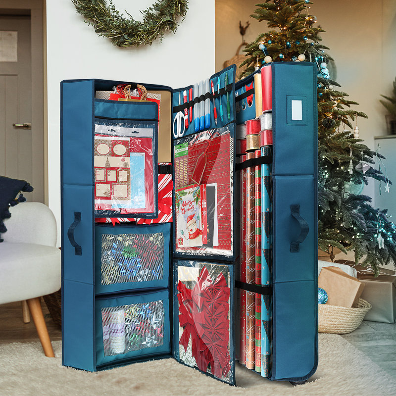 Ensemble de rangement de Noël 2 pièces H 14 po x l 40 po x P 12 po, Paquet de 2