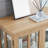 LED Curio Display Cabinet,Antique Display Cabinet With Adjustable Shelves,Retro Design Quality Showcase-486634384