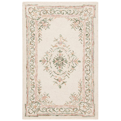 Tapis oriental en laine touffeté à la main Enid