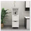 Armoire de salle de bain avec 2 tiroirs et tablette