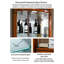 22.83 " L Solid Wood Bar Cabinet