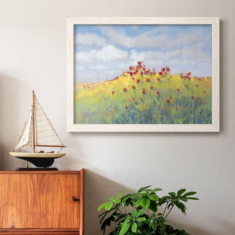 Summer Breeze Meadow II, reproduction d'art sur toile, Blanc, H 22 po x l 32 po x P 1,5 po