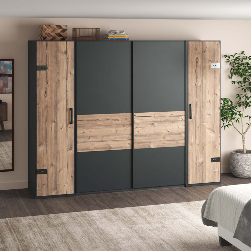 Donnay 4 Door Manufactured Wood Wardrobe