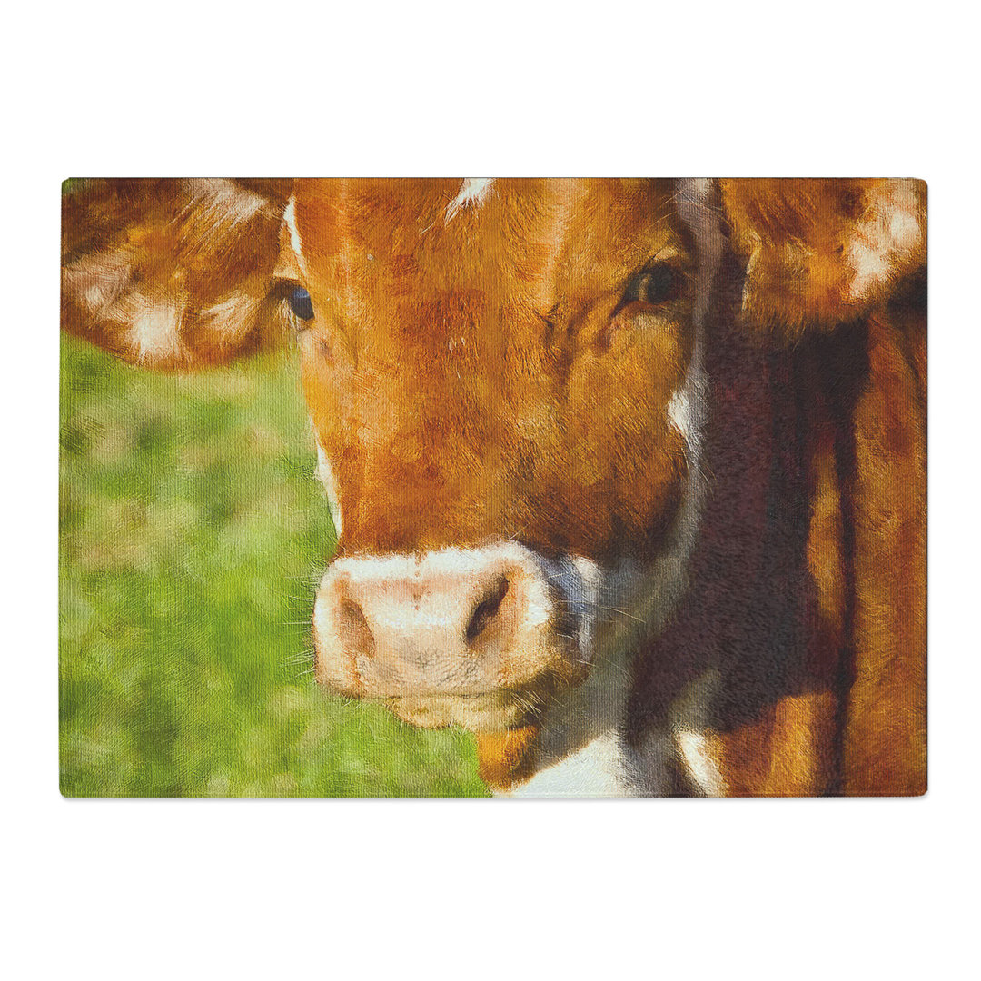 Portrait of a Cow Vol.2 Painting Chopping Board