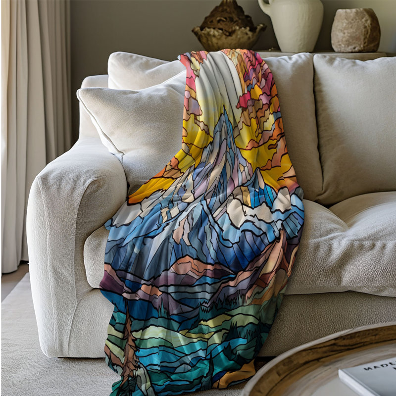 Stain Peaks - 1 pièce Sherpa Premium, Grand lit