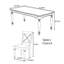 Ensemble de table antique en bois massif