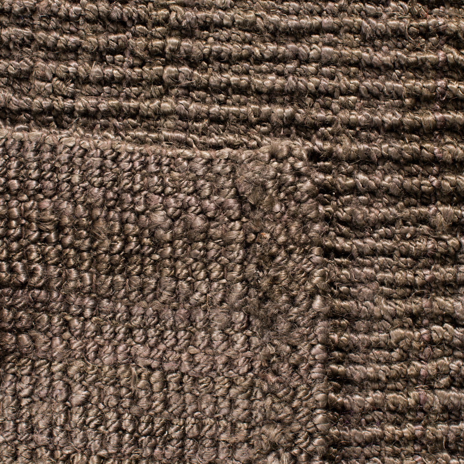 Auckland Handwoven Flatweave Jute/Sisal Brown Area Rug, Rectangle 3' x 5'