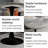 Marble-Top Round Side Table With Tapered Pedestal Base, Ideal For Living Room, Modern Minimalist Design-2055262469-2055262465