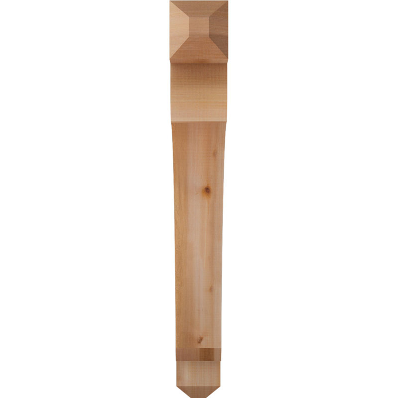 Support l 3 3 po x P 32 po x H 32 po Legacy Craftsman, cèdre rouge de l'Ouest, Western Red Cedar (Smooth)