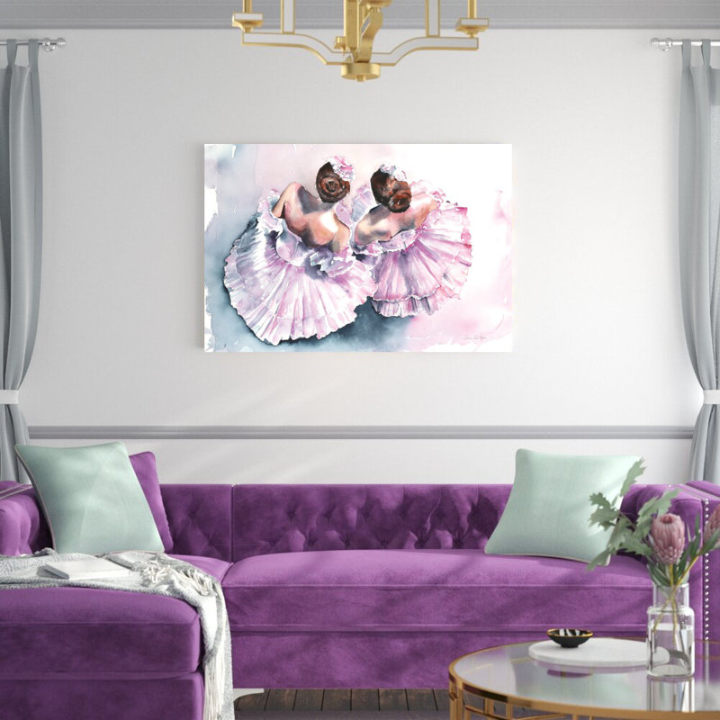 Ballet III par Aimee Del Valley - reproduction, H 32 po x l 48 po