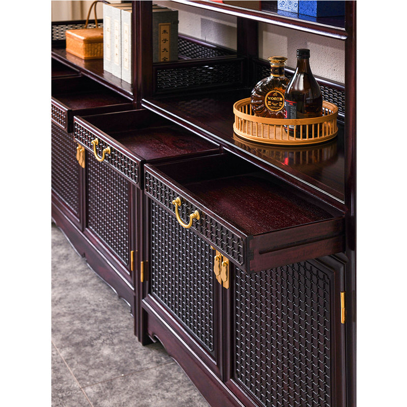 New Chinese Minimalist Style Bookcase