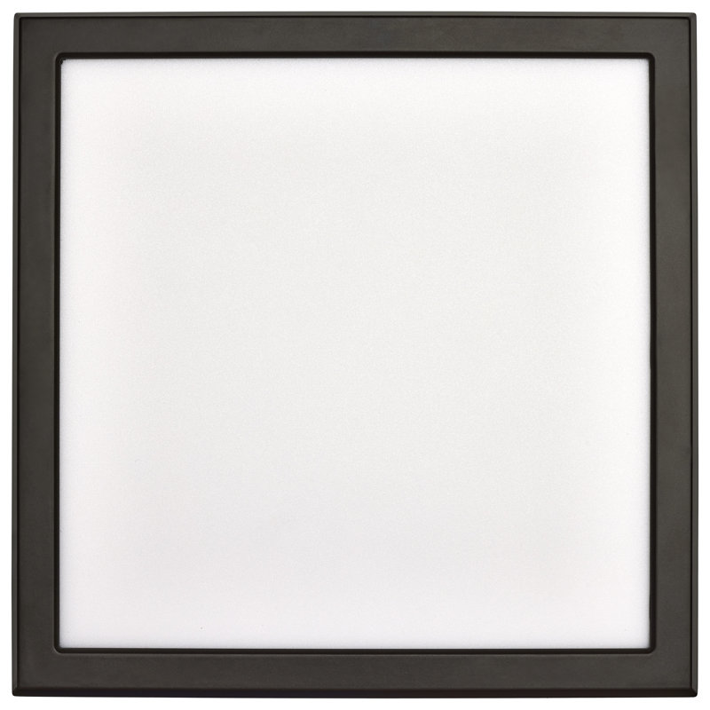 Blink Dimmable Square Flush Mount, Bronze
