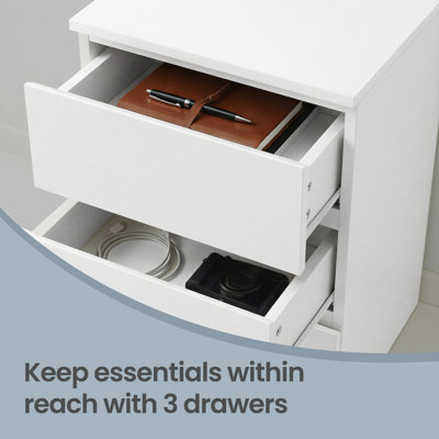 Rubens 40cm W Bedside Table