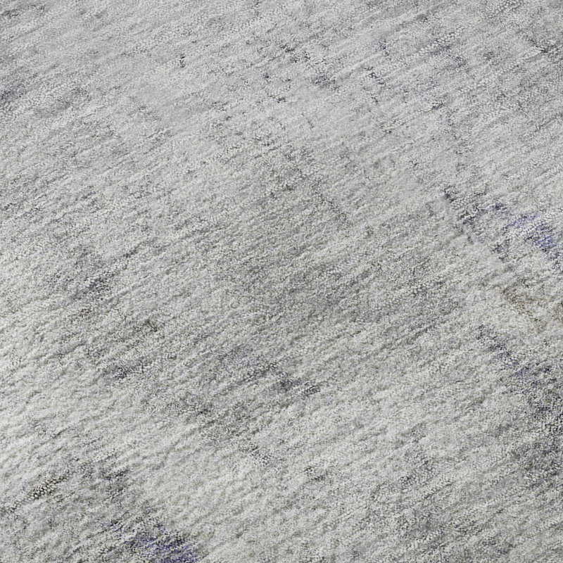 Tapis abstrait lavable à la machine de qualité supérieure AMF1232 Kelton, Tapis de couloir 2 pi 3 po x 7 pi 6 po