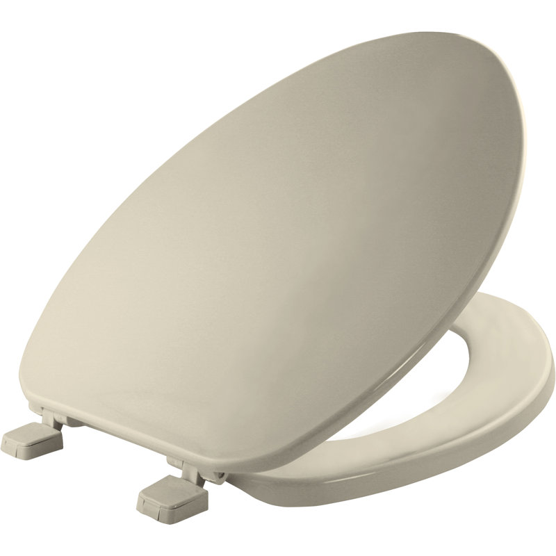 Elongated Toilet Seat and Lid, Fawn Beige