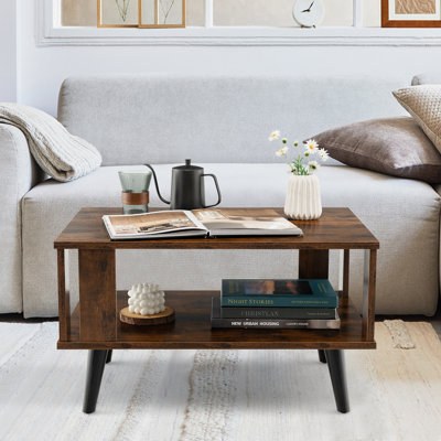 Angle Coffee Table with Storage
