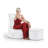 Small Faux Leather Indoor Bean Bag-32999573