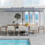 Grand parasol de patio 13 pi avec lumières solaires à DEL et manivelle 12 baleines robustes-1378704945