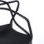 Chaise en plastique 4 pièces noir-61290800