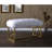 Winterbourne Down Faux Fur Upholstered Bench