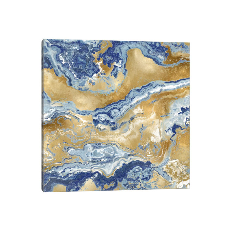 Onyx Royal by Danielle Carson - Wrapped Canvas Gallery-Wrapped Canvas Giclée, 45.72 cm H x 45.72 cm W