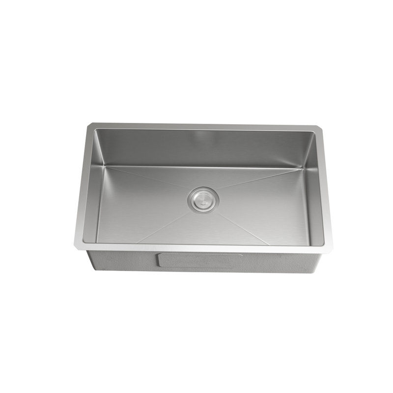 Chester 30'' L Single Bowl Stainless Steel Kitchen Sink
