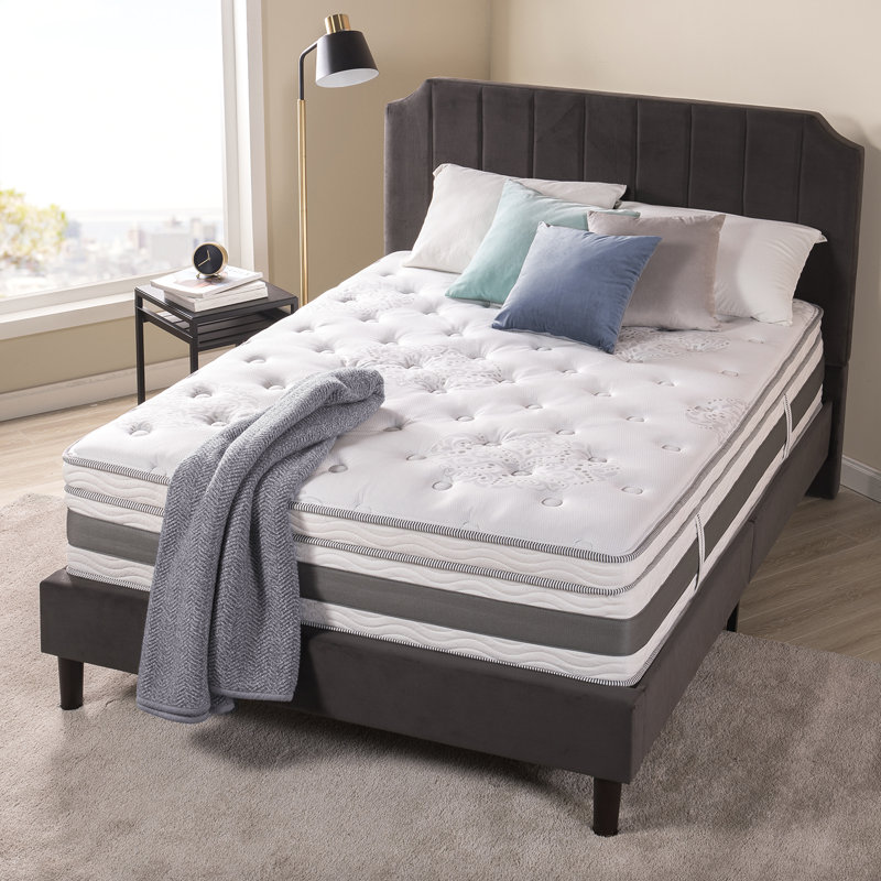 Matelas hybride moyen 14 po Zinus, Grand