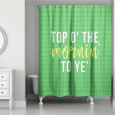 Rideau de douche simple haut o’the mornin to yé' Bledsoe