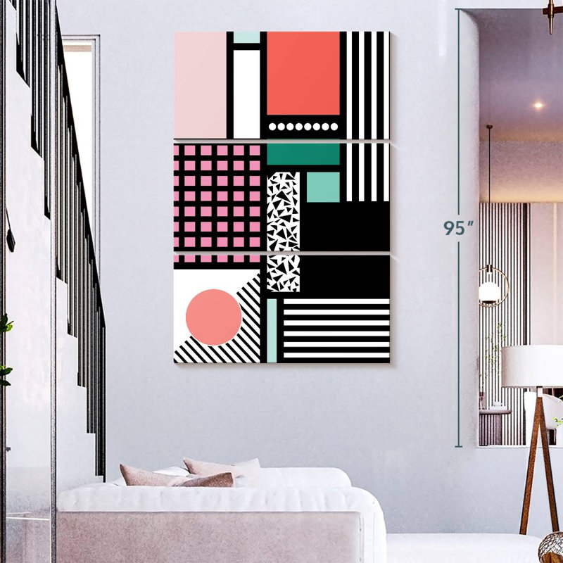 Avery Pastel Patterns, 74" H x 48" W