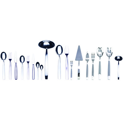 Mediterranea Flatware Set - 151 Pieces - Stainless Steel