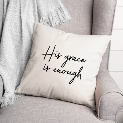 Coussin décoratif suffisamment gracieuse Black And White Typography Collection