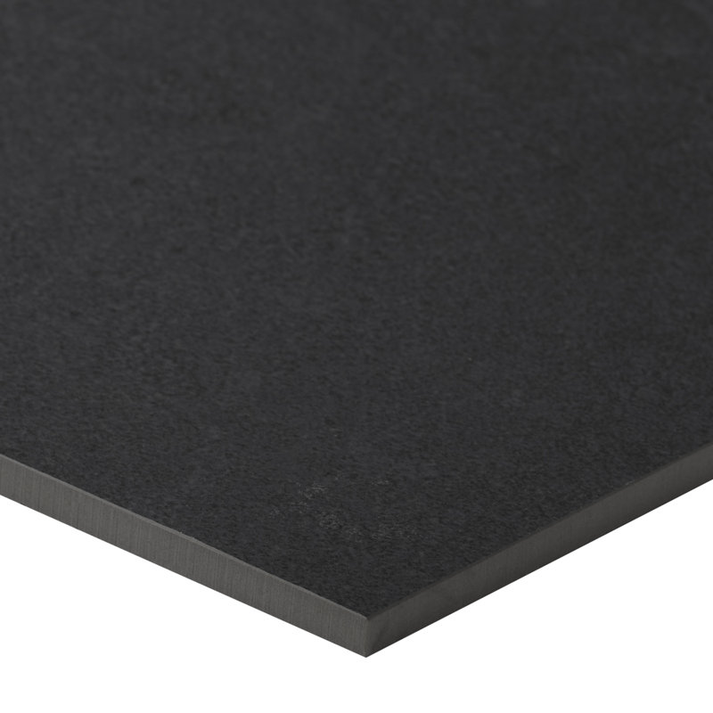 Fordham 12x12 Matte Porcelain Stone Look Floor and Wall Tile, Black