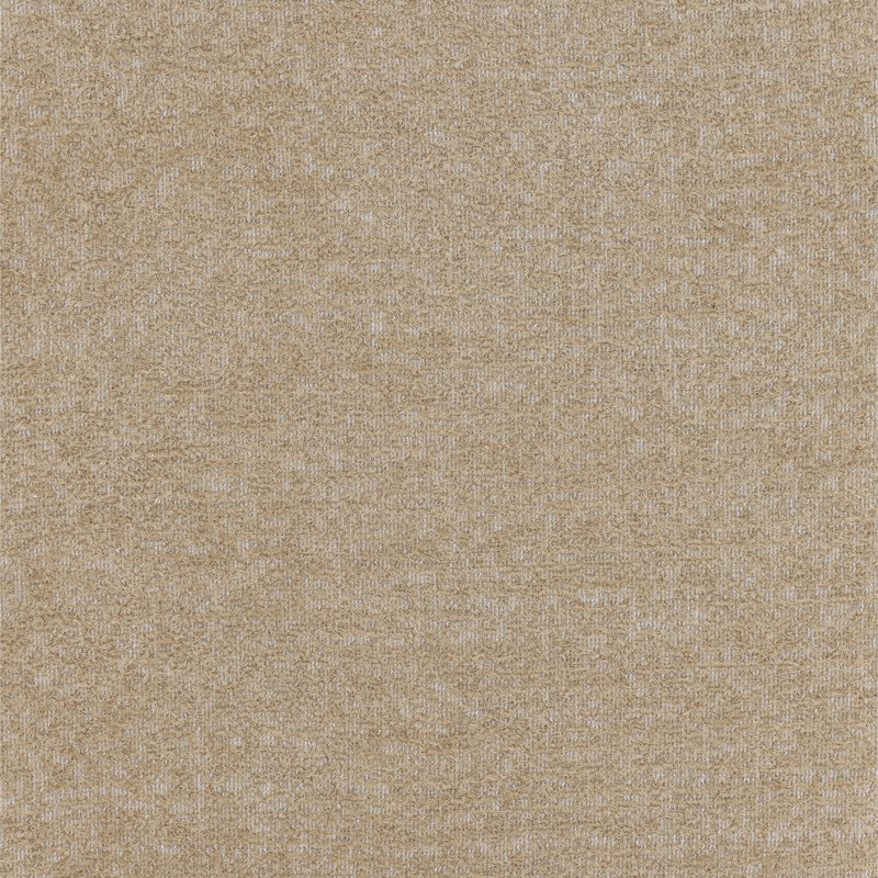 Beige Polyester Barrel Swivel Armchair with Wood Frame