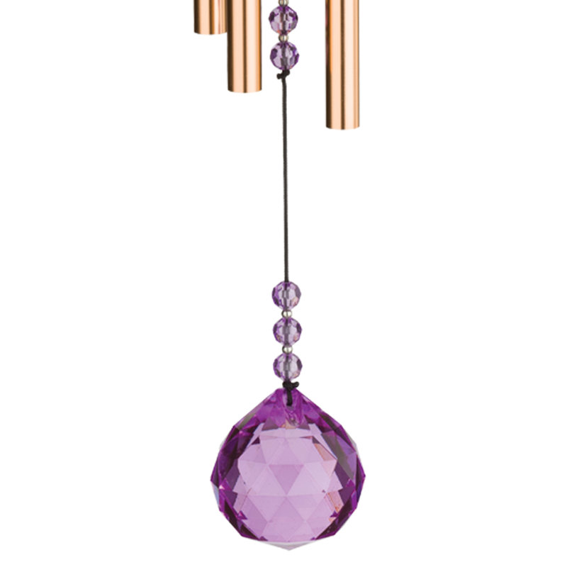 Carillon de cristal - mauve
