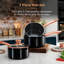 Tower Linear Non Stick Induction Saucepans Sets With Lids, Easy Clean, 3 Piece Set, 16/18/20 cm-24494739