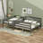 Twin XL Over Queen Bunk Bed With Ladder