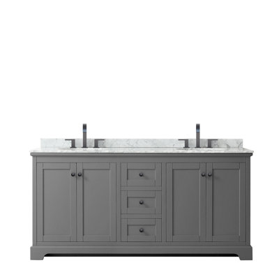 Ensemble de meuble-lavabo double 72 po Avery