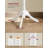 10-Hook Solid Wood Coat Rack Stand, Freestanding Entryway Coat Tree For Hats, Bags, Purses & Jackets, Hallway Organizer(White)-1607293928