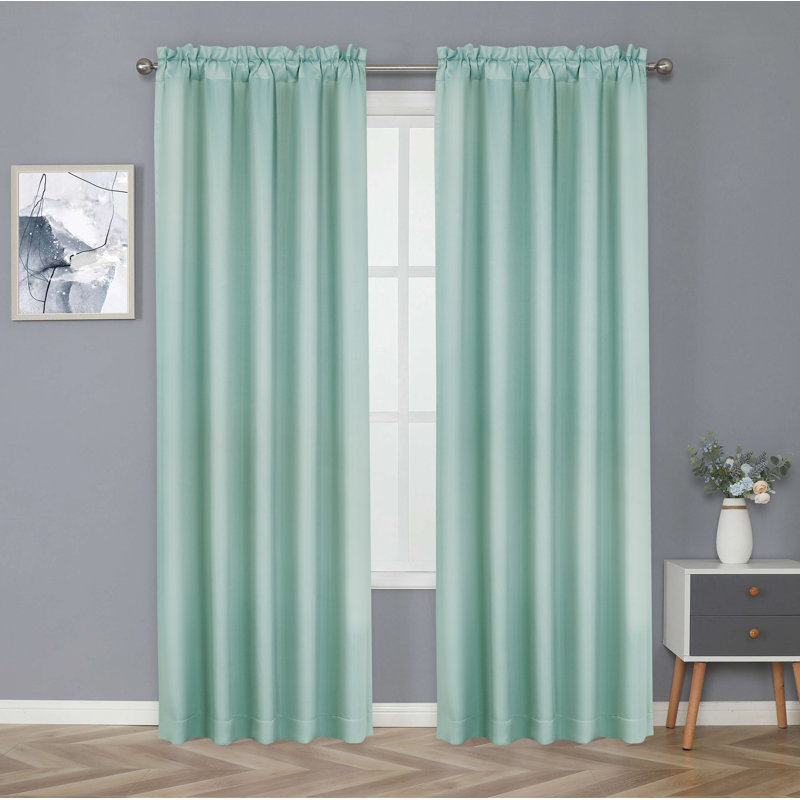Wiegand Semi Sheer Curtain Pair, Spa