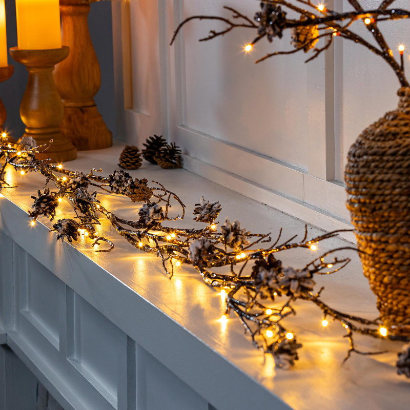 Guirlande de Noël 72 "pré-éclairée