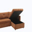 Canapé-lit modulaire coulissant en velours côtelé 2 pièces Vaya-375011180