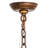 18" Square Balsam Pine Inverted Pendant